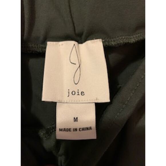 Joie Jogger Elastic Waist Medium Dark Green pockets Dressy Pant Women's - Picture 4 of 6